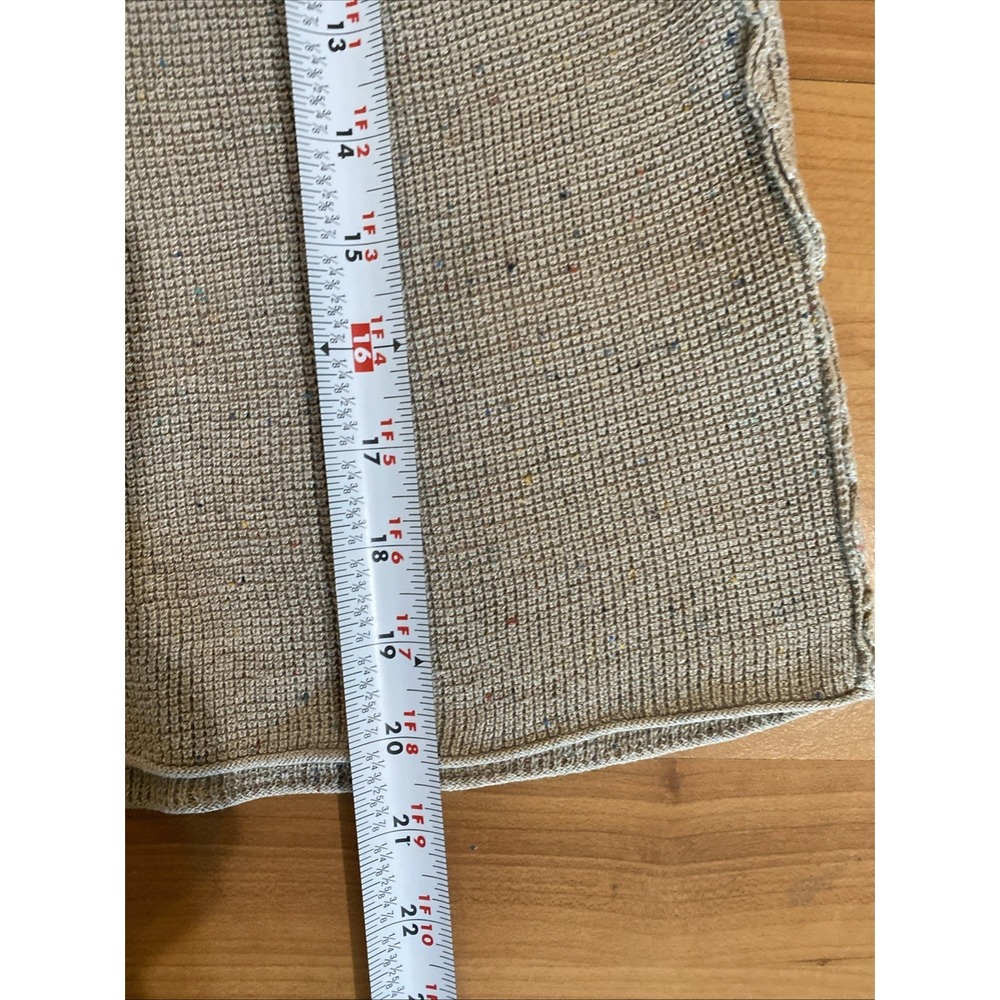 Daily Practice Anthropologie‎ Beige Confetti V-Neck Waffle Knit Sweater Size XS - Picture 6 of 9